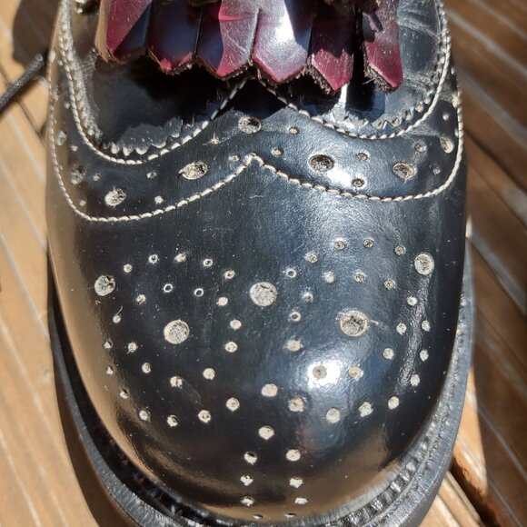 Vintage John Fluevog angels brogue boots Men's 11, Women's 12 - Picture 7 of 9